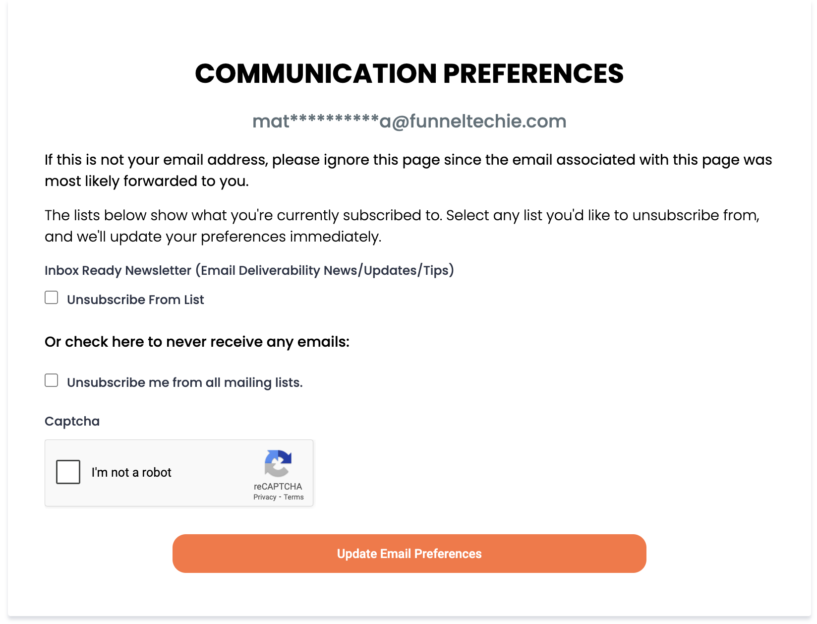 Manage Preferences for HighLevel (GHL)
