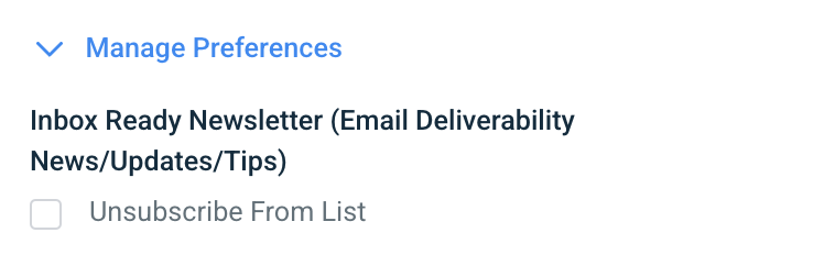 Manage Preferences for HighLevel (GHL)